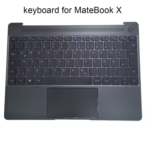 German Backlit Keyboard Palmrest For Huawei MateBook X WT-W09 W19 WT-WX9 GR GE Euro Notebook Keyboar