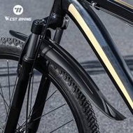 WEST BIKING Black Fender Set - Front And Rear Fenders, Suitable For 26-29 Inch Mountain Bikes, Easy 