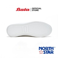 【NEW】 Bata บาจา ยี่ห้อ North Star รองเท้าผ้าใบ (สนีคเคอร์) แบบผูกเชือก รองเท้าผ้าใบแฟชั่น ร้องเท้าลำลอง สำหรับผู้หญิง รุ่น DAVE สีขาว 5311028