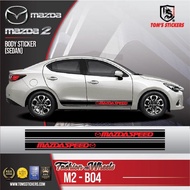 MAZDA 2 CAR BODY STICKER SET M2 - B04