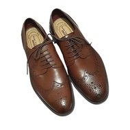 (原價$1,899) 全新 防水 Hush Puppies 真皮 男裝 啡色 綁帶 西裝鞋 正式 紳士鞋 皮鞋 返工鞋 牛津鞋 New Leather Waterproof Dress Shoes O