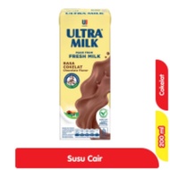 Ultra Milk Susu UHT Coklat Kotak 200ml/Ultra Milk UHT Chocolate Milk Box 200ml