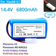 New 4S1P 14.4V 3500mAh Li-ion Battery Pack,For XIAOMI MIJIA Mi Robot Vacuum-Mop Essential G1 MJSTG1,