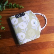 限量訂製款=口罩暫存套/口罩收納套=印染花朵=綠(共2色)