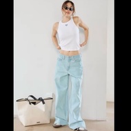 Forwarding AIMER 90s Baggy Jeans Low-Waist Flared Legs