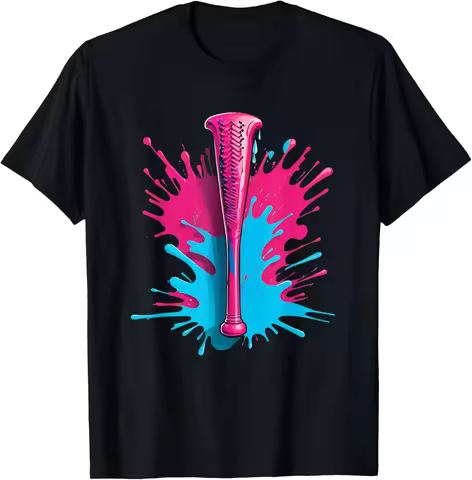 Baseball Bat with Sprinkles Drip T-Shirt