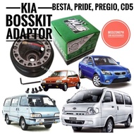 BOSS KIT KIA ADAPTOR FOR BESTA / PRIDE / PREGIA / CD5 STEERING WHEEL BOSSKIT ADAPTOR