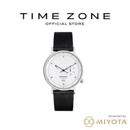 Time Zone | Komono Walther Retrograde - White | Fashion | Business | Men Watches | KOM-W4032