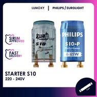 LMY_ S10 Starter Lampu T8 Kalimantang Fluorescent Philips Eurolight Lamp Light Tube Ceiling Wall Lig