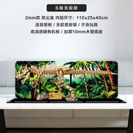 Acrylic Dustproof Box Display Case for Lego 76968 Tyrannosaurus Dinosaur Fossil Model Figure Cover B