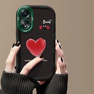 Case For OPPO A58 4G A58 5G A58X 5G A78 5G A1X 5G A2X 5G Phone Blue Red Heart Shape Shockproof Anti-