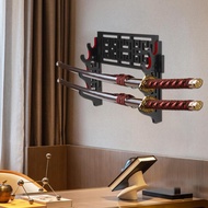 [mcfsnzwtxz1bw] Sword Stand Display 4 Tier Decoration Support Base,Decorative Hollow Sword Holder Br