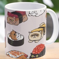 Persian Cat Mug Sushi Ceramic Mug