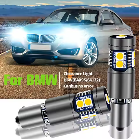 2x LED Parking Light Clearance Lamp H6W BAX9S 64132 Canbus For BMW 1-Series F20 F21 2-Series F23 F22