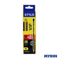 Stylo 2B Pencil AFSA255-004 (12Pcs + 2)