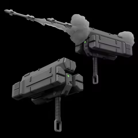PHOENIX A-33 3D Printing Parts Missile Hexa-Launcher Universal Modified Parts for HG 1/144 Mobile Su