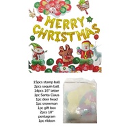 King Star Merry Christmas Balloon banner set King star Ilove you banner balloon