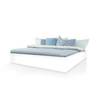 Koncept Furniture เตียง 5 ฟุต KC-PLAY รุ่น BEDIS สีขาว (156x203x30 ซม.)