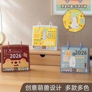 Creative cartoon Calendar 2026 desk Calendar office Desktop Decoration Student College Entrance Exam