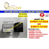 PE01-14-302A / B6Y1-14-302 Oil Filter Mazda 2/3/5/6 / 323/626 / CX-3 CX-5 CX-9 / Premacy / Ford Lase