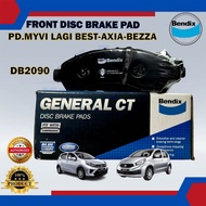 BENDIX Front Disc Brake Pad MYVI Lagi Best , BEZZA-AXIA - DB2090