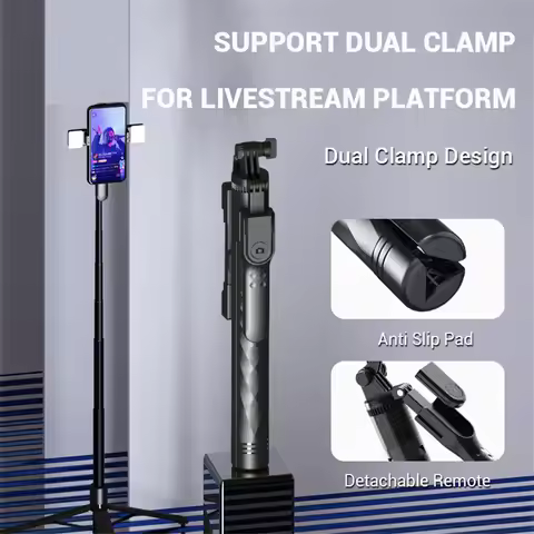 Roreta K28 Long Wireless Selfie Stick Tripod Stand Foldable Monopod With Remote shutter For Smartpho