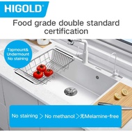 Higold Quartz Sink Single Bowl 935004 White Color