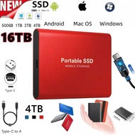 SSD High-Speed Solid State Mobile Hard Drive 16TB 8TB 4TB 2T 1T Same Day Delivery Real