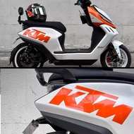 KTM Large Letter Sticker, AE4, AE5i, ae5 Scooter Motorcycle Side Guard Decoration Waterproof Sticker