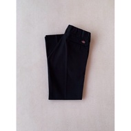 DICKIES - 873 SLIM STRAIGHT WORK PANTS BLACK SIZE 30