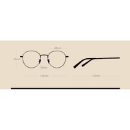 Round metal eyeglass frames Korean version 29120