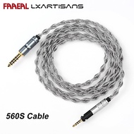 Faaeal LXARTISANS 560S Upgrade Cable 1.5m Length 3.5mm/4.4mm To 2.5mm Connector For ATH M50x M40x Se
