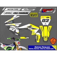 LENKA 110cc Mini Trail Striping Sticker CRZ 110cc/ ZUUMAV 110cc/ 110cc MOTORCYCLE TAO/ 110cc MINI MO