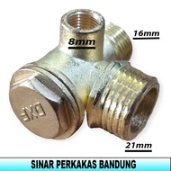Nepel Besar Drat Dalam Kompresor H&L NO 5A One Way Valve Katup Female