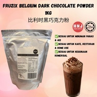 FRUZIX BELGIUM DARK CHOCOLATE POWDER 1KG BELGIAN CHOCOLATE POWDER COCOA POWDER SERBUK KOKO PEKAT 粉 冲