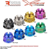 Universal Front Rear Wr3 Titanium Axle Slider Nut Ninja R25 Zx25R Nmax