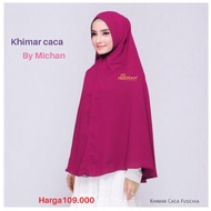 Khimar caca fuchsia color by michan
