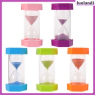 5 Pcs Decor Hour Glass Decoration Colorful Clock Timer for Classroom 12.80X6.30X5.50CM