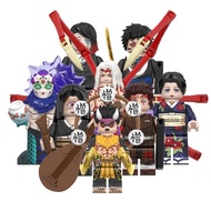 Demon Slayer Action Figure Kibutsuji Muzan Kamado Tanjirou Gyokko Kaigaku Enmu Building Block Collec