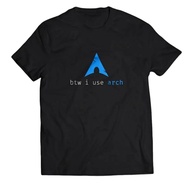 Men's T-shirt Developer Linux BTW I USE ARCH Adult Unisex Tops PakeKaos