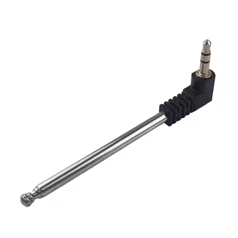 Stainless Steel 3.5mm Audio Antenna Suitable for Radio Audio Fm Rod Antenna Mobile Phone Radio Frequ