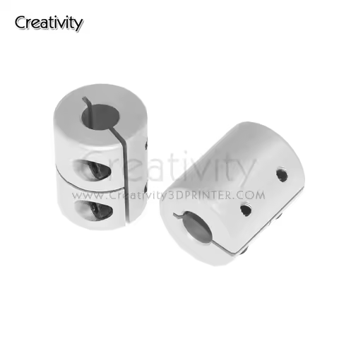 3D Printer T8 Lead screw Rigid shaft coupler clamp stepper servo motor coupling D20L25 5x8x25mm for 