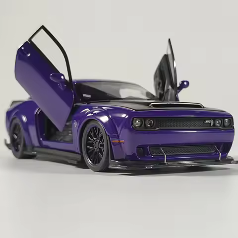 1:32 Dodge Challenger SRT Hellcat Redeye V8 Alloy Metal Diecast Model American Muscle Sports Car Col