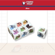 Pokemon TCG Damage Counter Dice & Coin Flip Dice for Pokemon Trading Card Game