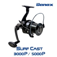 [Banax] Surfcast 3000P / 5000P Parallel Yarn Long Distance Throwing Machine Cut Handle Carp Carp Rockfish Yellowtail