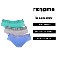 RENOMA 3pcs Women Mini Brief Cotton Spandex Underwear (RBL7036) BEST BUY