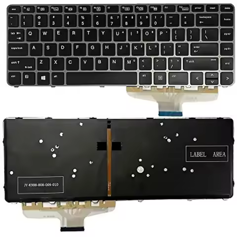 Laptop Backlit US Keyboard Replacement for HP Elitebook Folio 1040 G3 818252-001 844423-001 9Z.NCHBQ