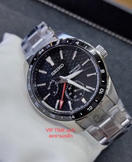 นาฬิกา SEIKO Automatic Presage Sharp Edged GMT รุ่น SPB221J1 SPB221J SPB221