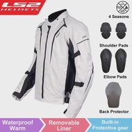 LS2 SEPANG Motorcycle Jacket MJ145  Riding Clothing Soft Armor Clothing CE Certified Riding Jacket m