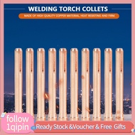 1qipin.my 10Pcs 10N24 Welding Torch Collets 2.4Mm Spannhülse 2 4 Spannzange Bn039N7U Heat Resisting 